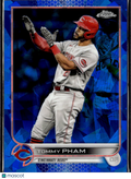 Tommy Pham 2022 Topps Chrome Sapphire Update Series Cincinnati Reds