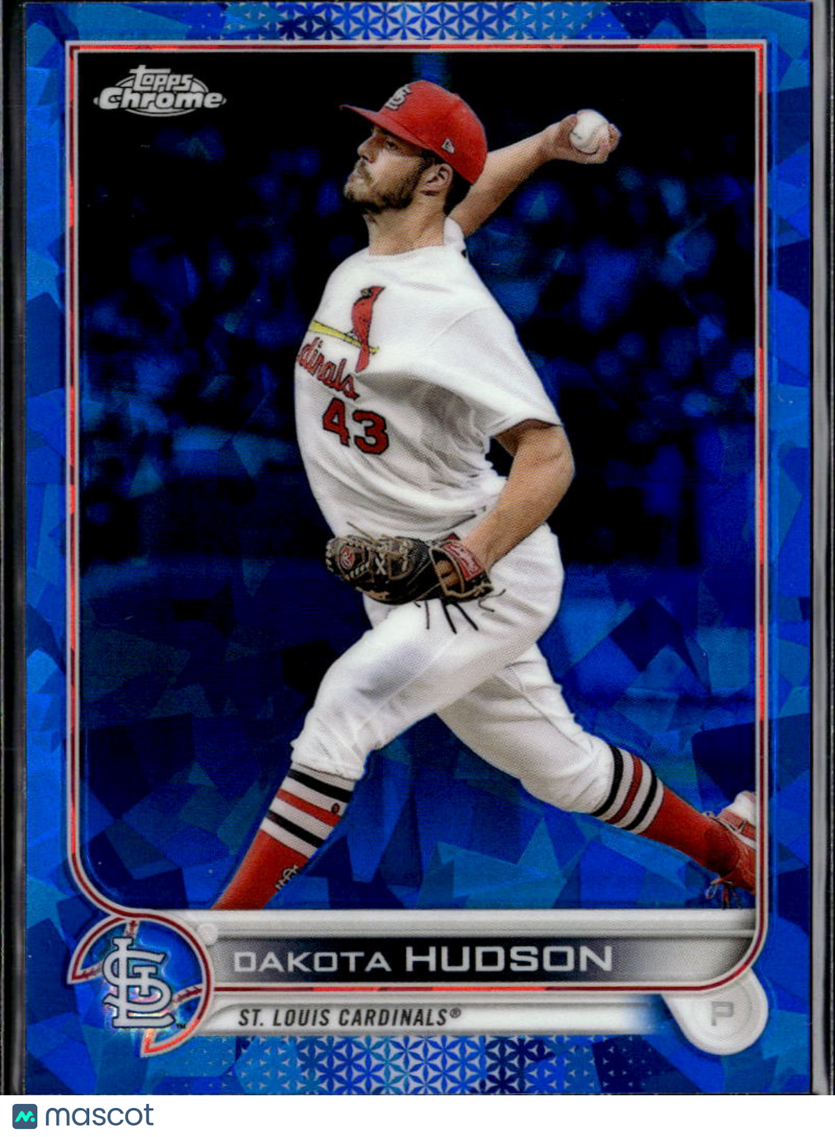 Dakota Hudson 2022 Topps Chrome Sapphire St. Louis Cardinals