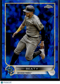 Matt Beaty 2022 Topps Chrome Update Sapphire Edition San Diego Padres