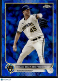 Brad Boxberger 2022 Topps Chrome Sapphire Milwaukee Brewers