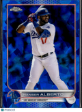 Hanser Alberto 2022 Topps Chrome Sapphire Update Los Angeles Dodgers
