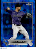 Jose Iglesias 2022 Topps Chrome Sapphire Edition Update Series Colorado Rockies