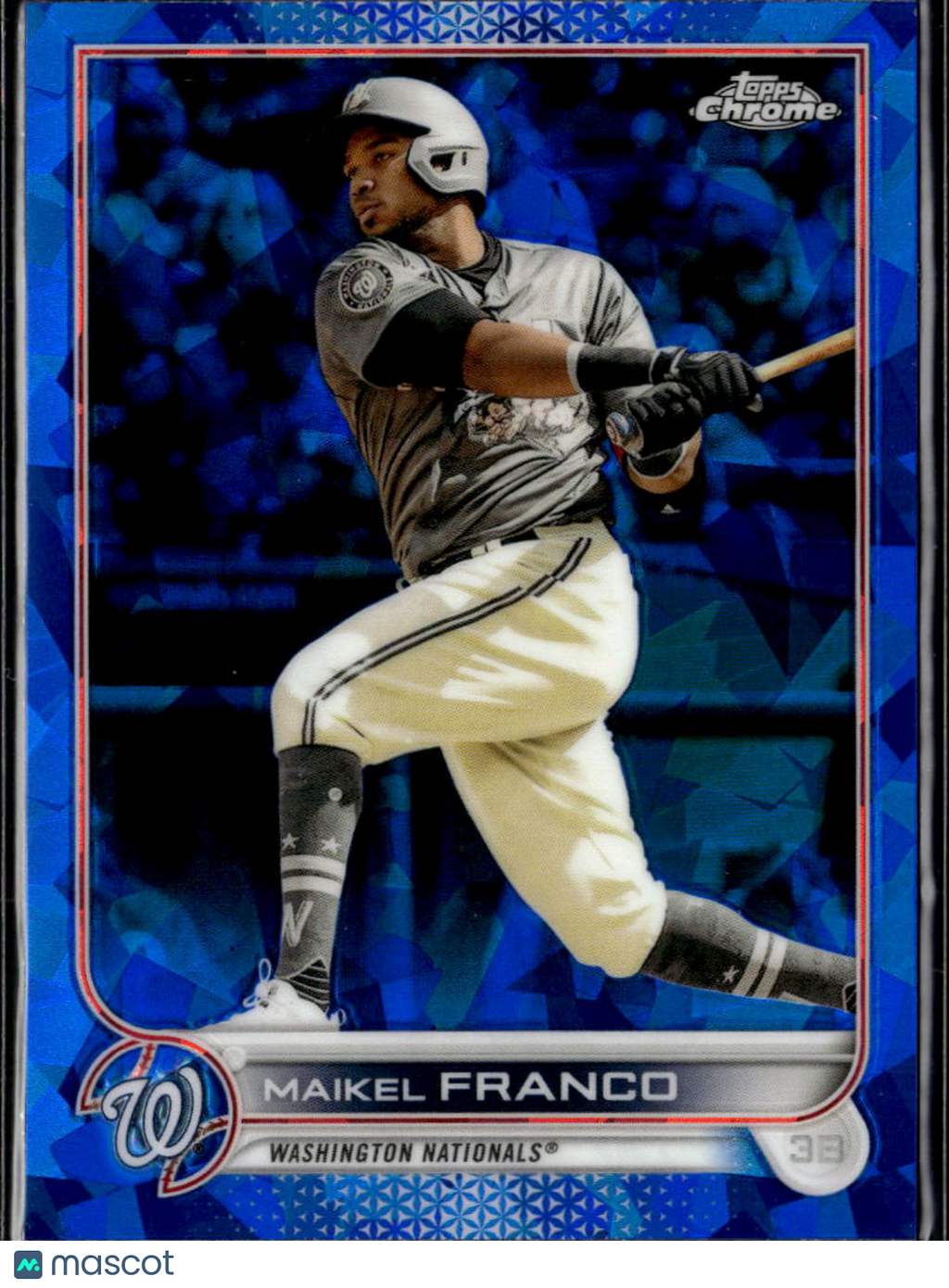 Maikel Franco 2022 Topps Chrome Sapphire Update Washington Nationals
