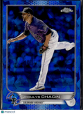 Jhoulys Chacin 2022 Topps Chrome Sapphire Edition Update Series Colorado Rockies