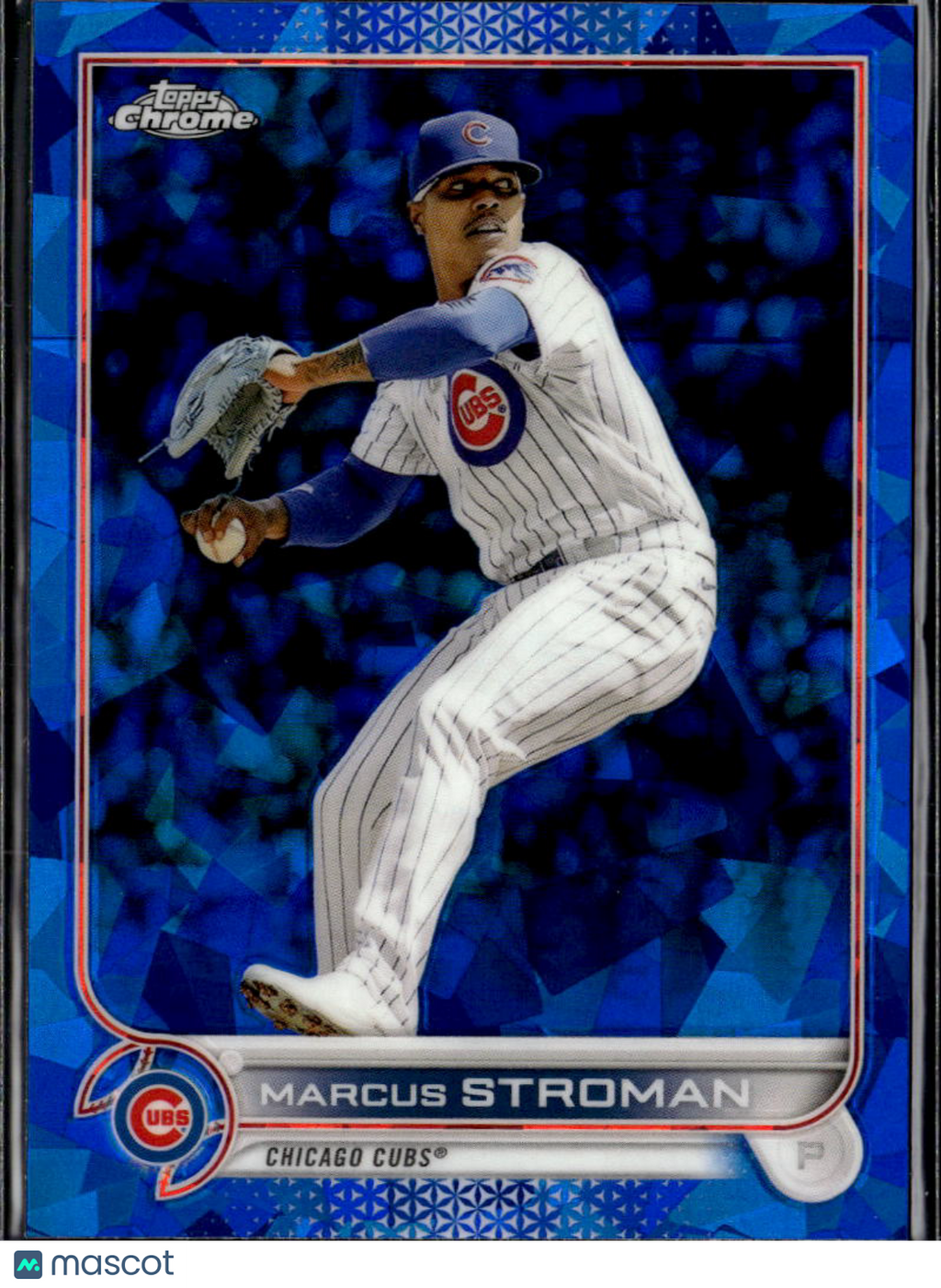 Marcus Stroman 2022 Topps Chrome Sapphire Edition Update Series Chicago Cubs