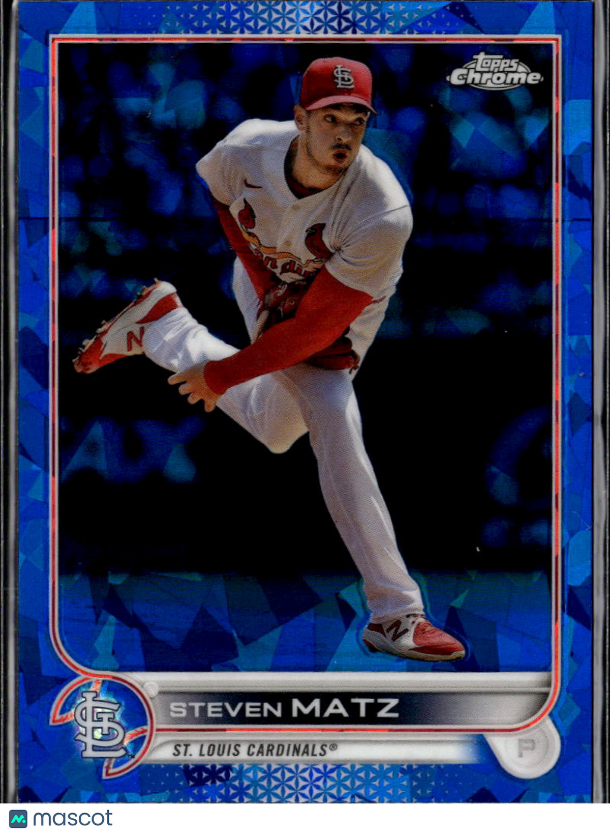 Steven Matz 2022 Topps Chrome Sapphire Update Series St. Louis Cardinals