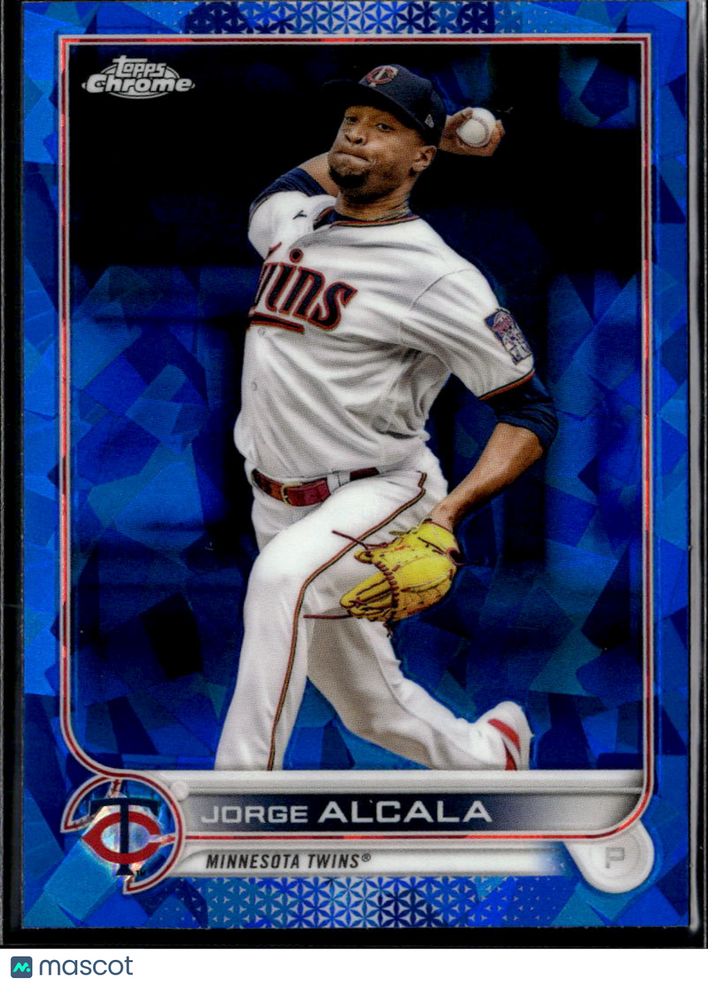 Jorge Alcala 2022 Topps Chrome Sapphire Edition Update Series Minnesota Twins