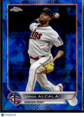 Jorge Alcala 2022 Topps Chrome Sapphire Edition Update Series Minnesota Twins
