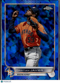 Cristian Javier 2022 Topps Chrome Sapphire Edition Houston Astros