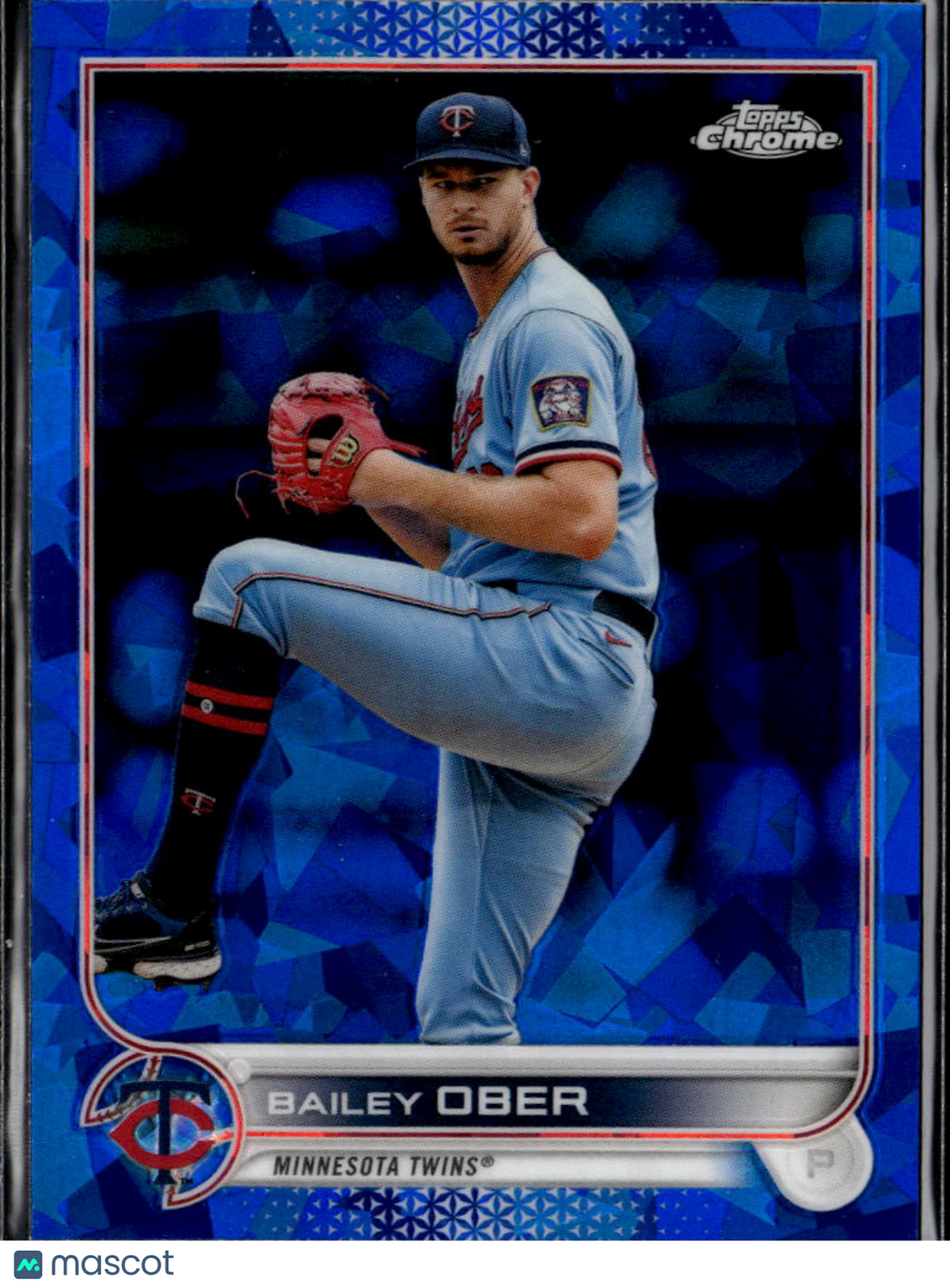 Bailey Ober 2022 Topps Chrome Sapphire Edition Minnesota Twins