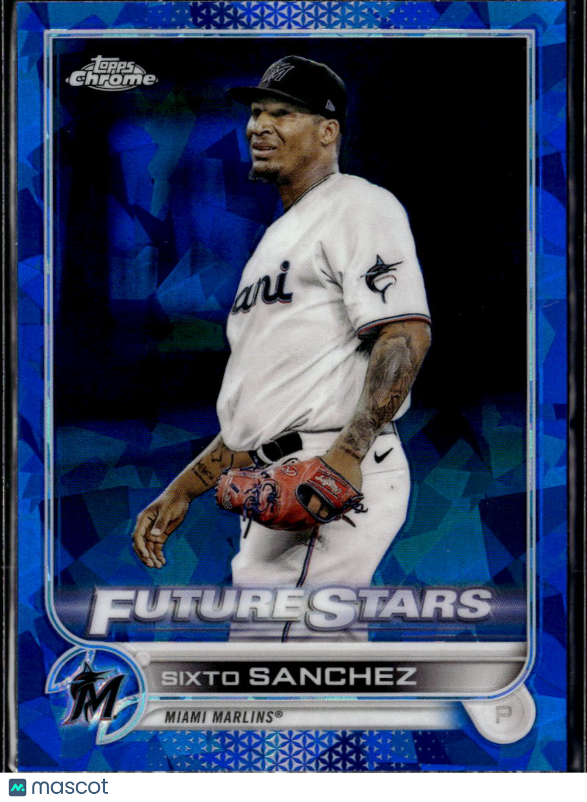Sixto Sanchez 2022 Topps Chrome Sapphire Edition Miami Marlins