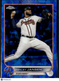 Kenley Jansen 2022 Topps Chrome Sapphire Edition Update Series Atlanta Braves