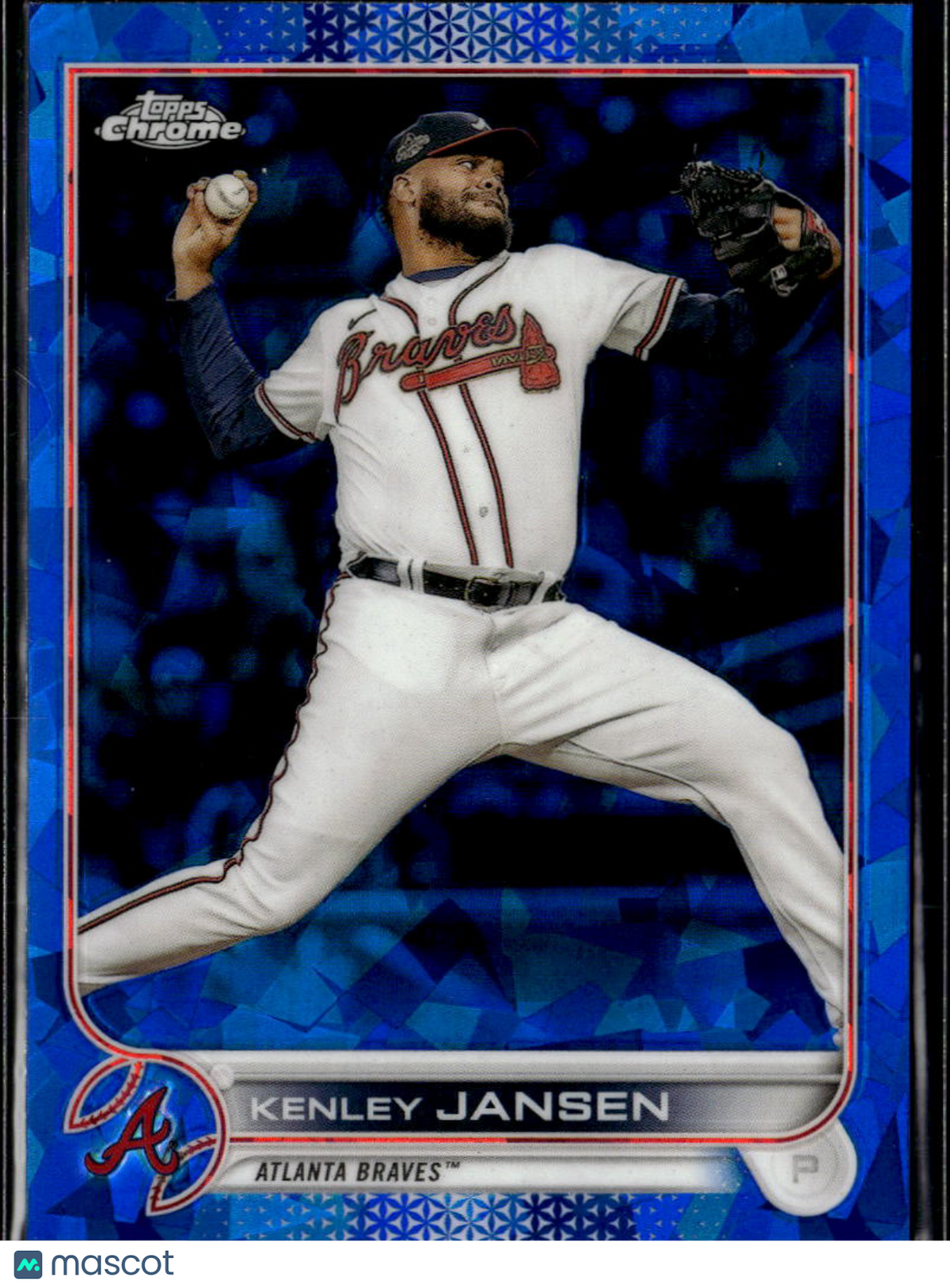 Kenley Jansen 2022 Topps Chrome Sapphire Edition Update Series Atlanta Braves