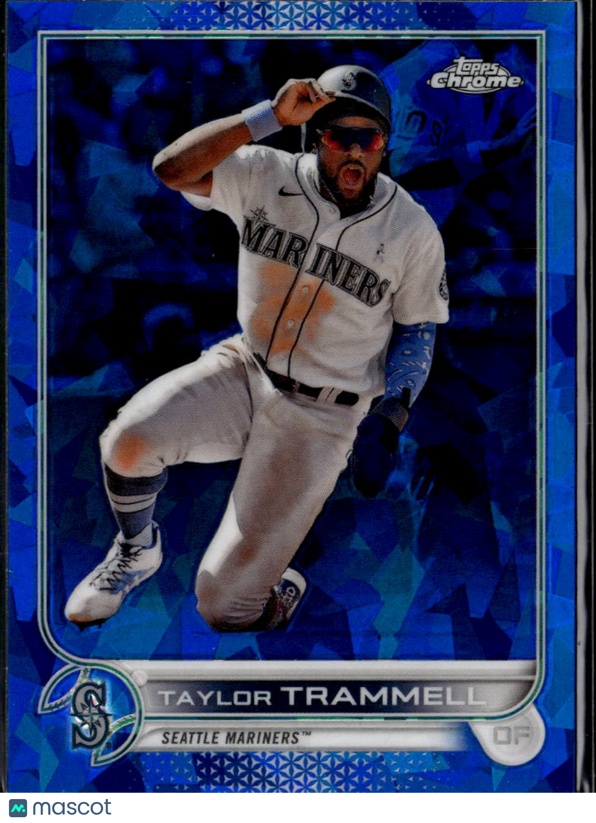 Taylor Trammell 2022 Topps Chrome Sapphire Edition Seattle Mariners