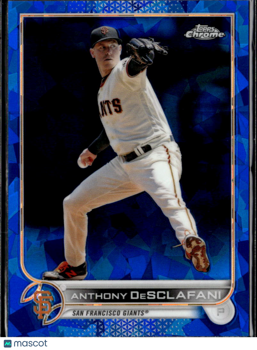 Anthony DeSclafani 2022 Topps Chrome Sapphire Edition San Francisco Giants
