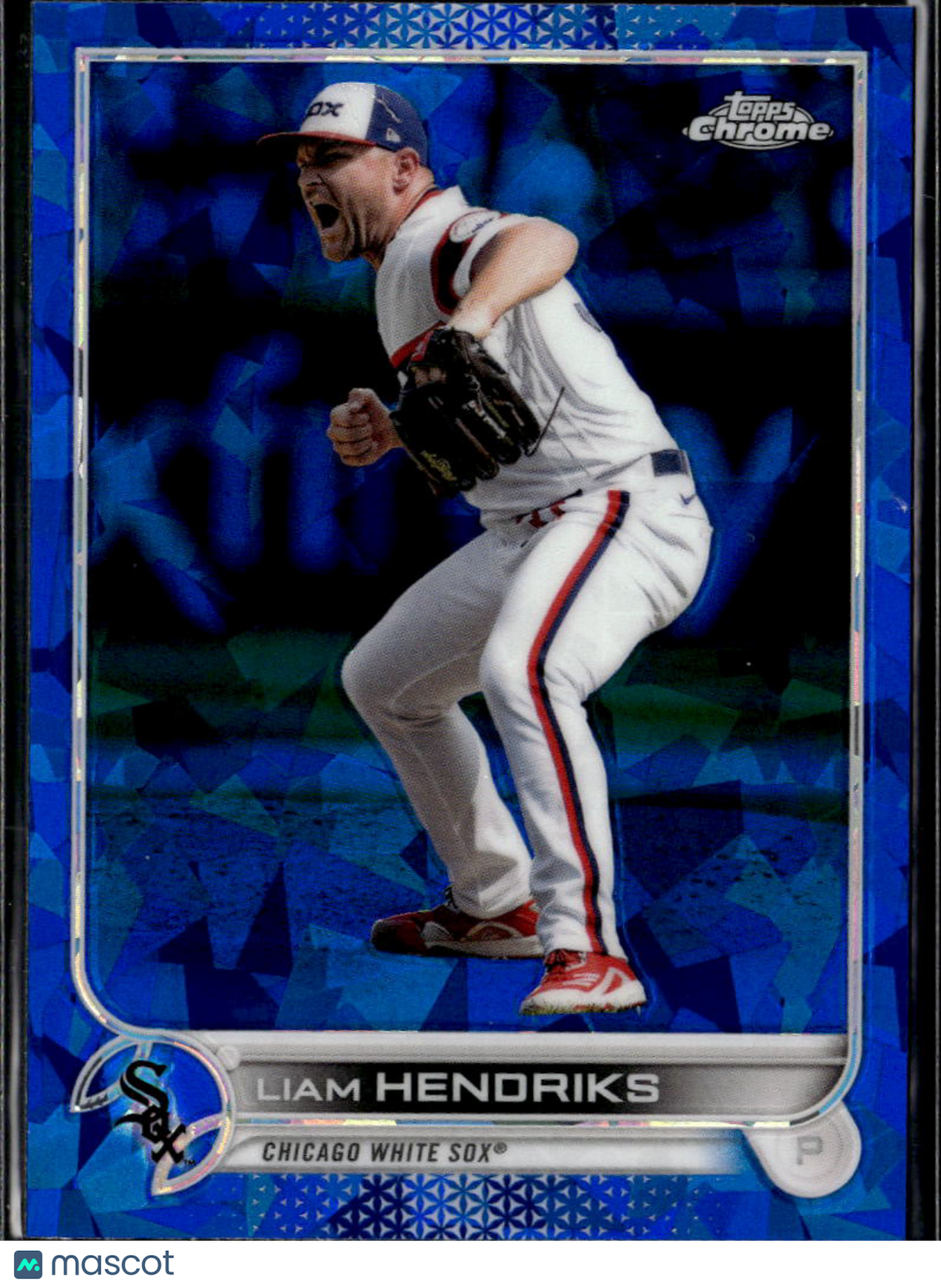 Liam Hendriks 2022 Topps Chrome Sapphire Edition Chicago White Sox