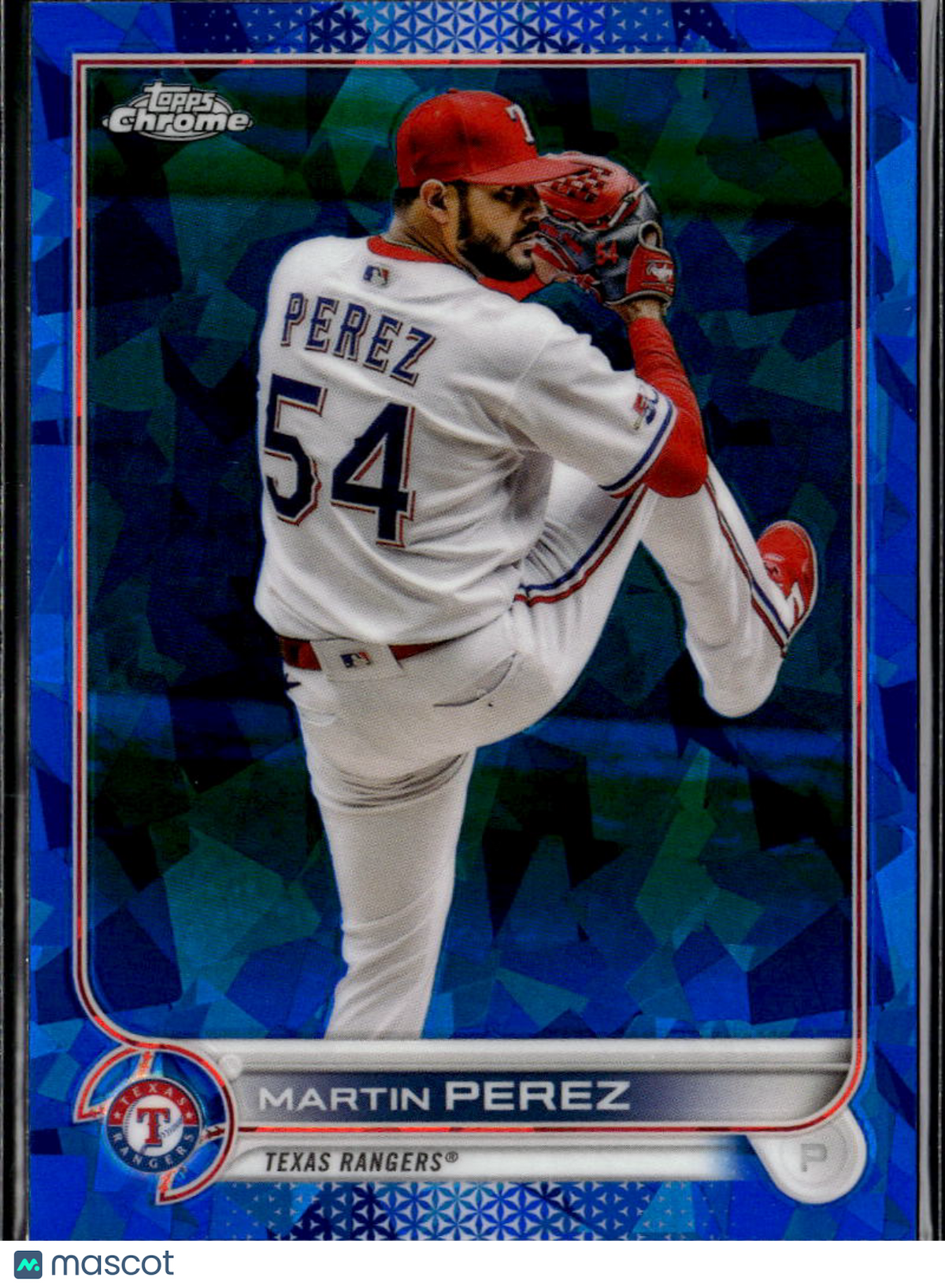 Martin Perez 2012 Topps Chrome Update Sapphire Edition Texas Rangers