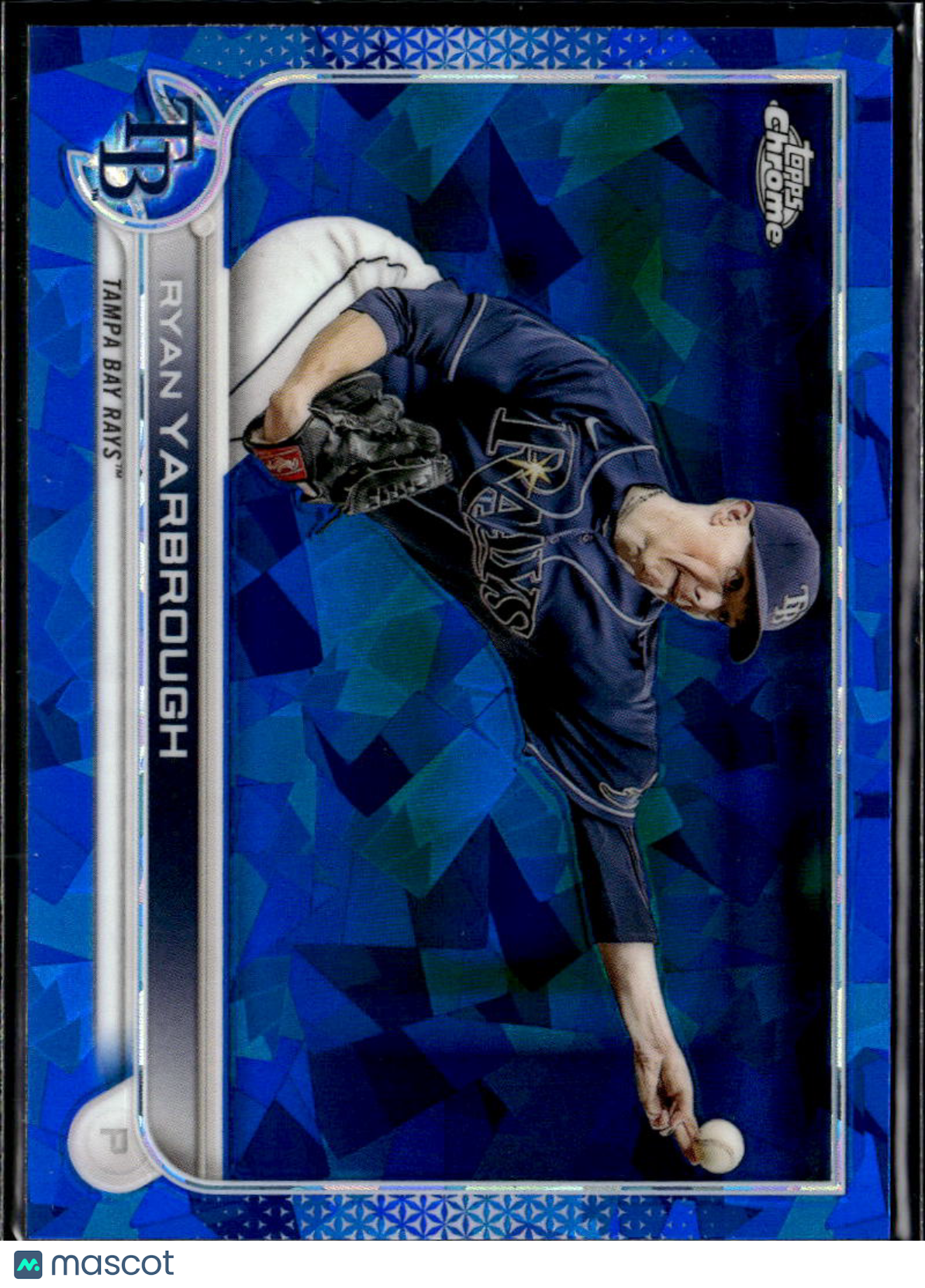 Ryan Yarbrough 2018 Topps Chrome Sapphire Edition Update Series Tampa Bay Rays