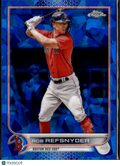 Rob Refsnyder 2022 Topps Chrome Sapphire Update Boston Red Sox
