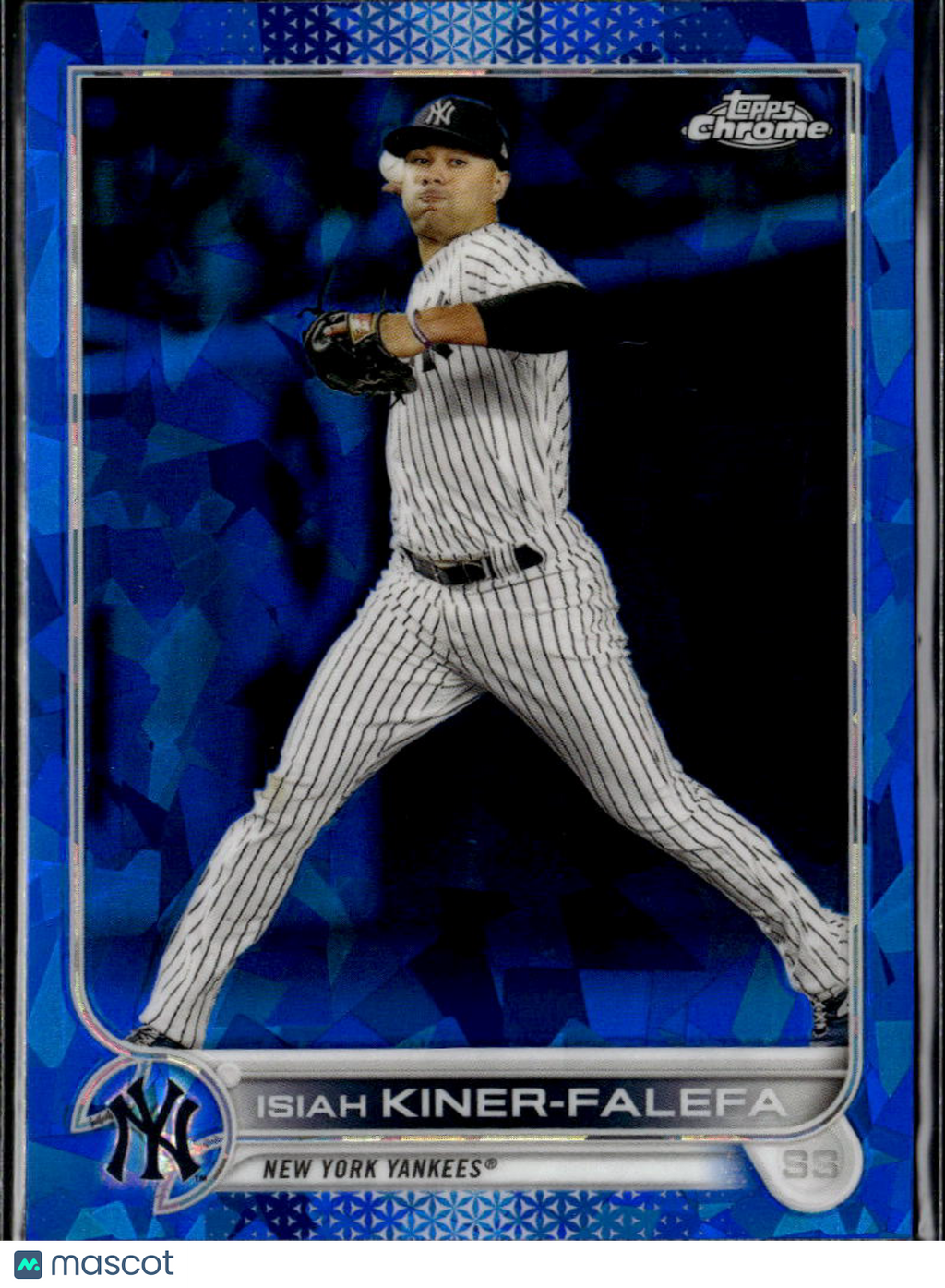 Isiah Kiner-Falefa 2022 Topps Chrome Sapphire New York Yankees