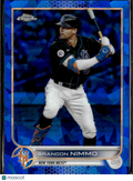 Brandon Nimmo 2022 Topps Chrome Sapphire Edition New York Mets