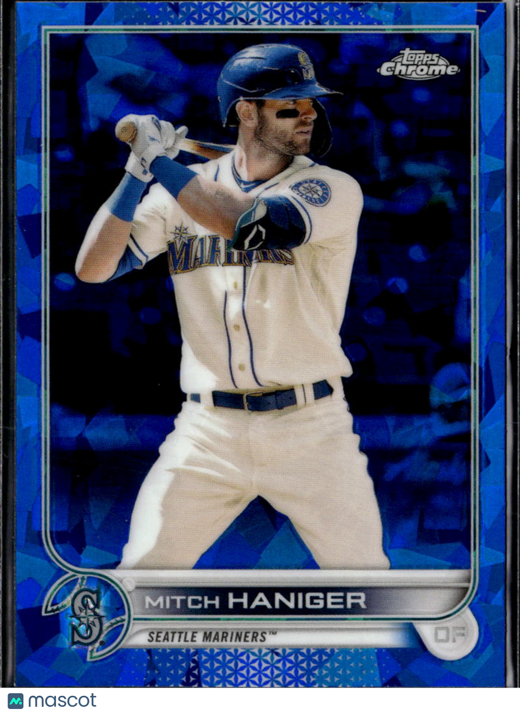 Mitch Haniger 2022 Topps Chrome Sapphire Edition Seattle Mariners