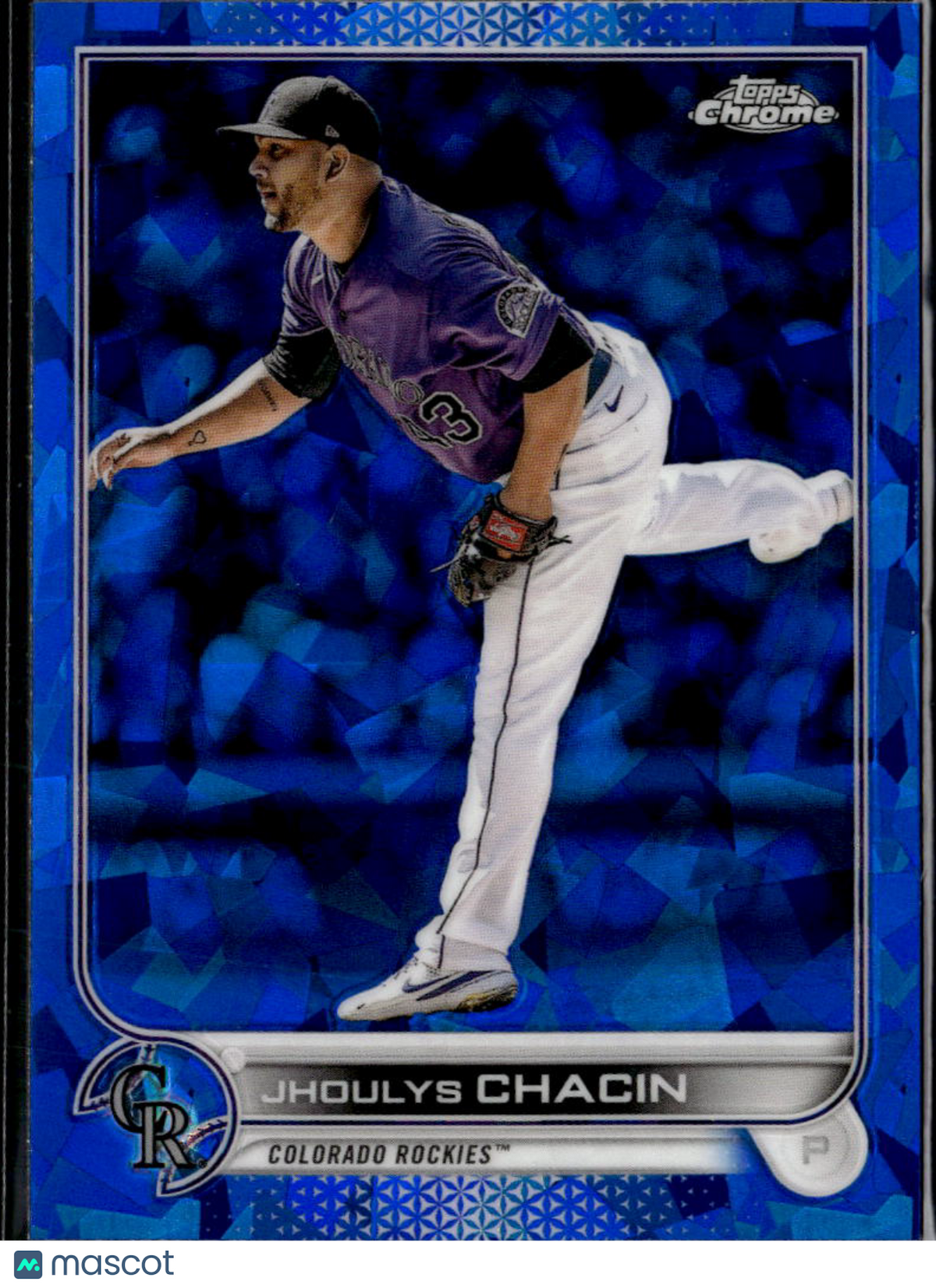 Jhoulys Chacin 2022 Topps Chrome Sapphire Edition Update Series Colorado Rockies