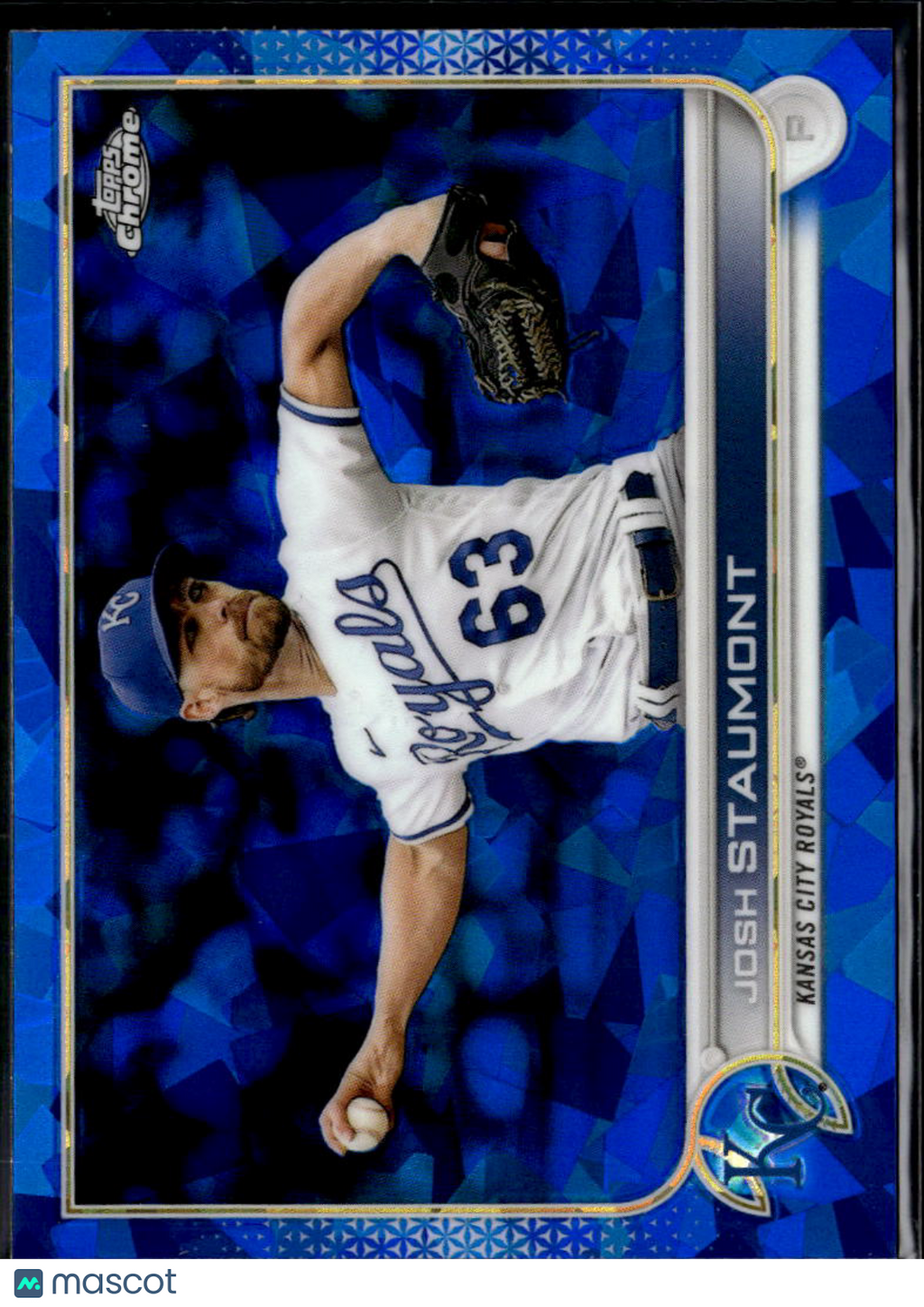 Josh Staumont 2022 Topps Chrome Sapphire Edition Kansas City Royals