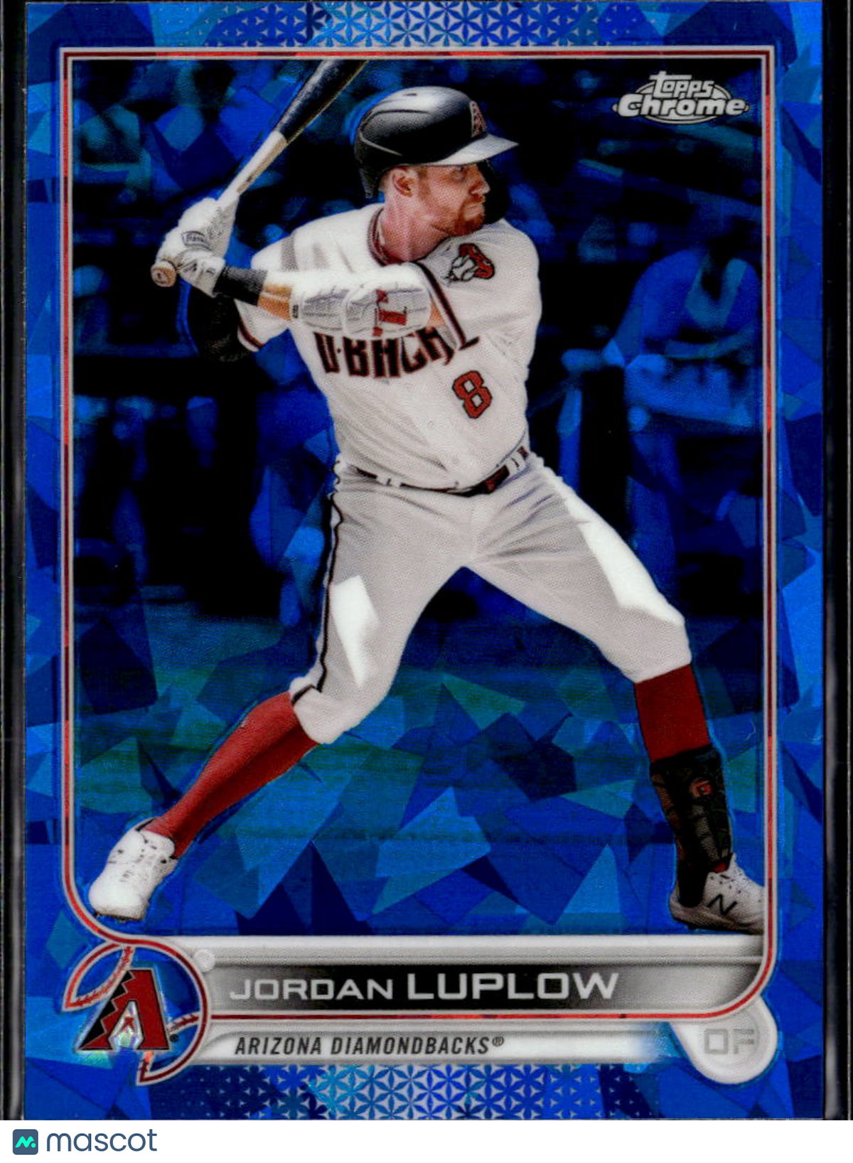 Jordan Luplow 2022 Topps Chrome Sapphire Arizona Diamondbacks