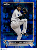 Eduardo Rodriguez 2022 Topps Chrome Update Sapphire Edition Detroit Tigers