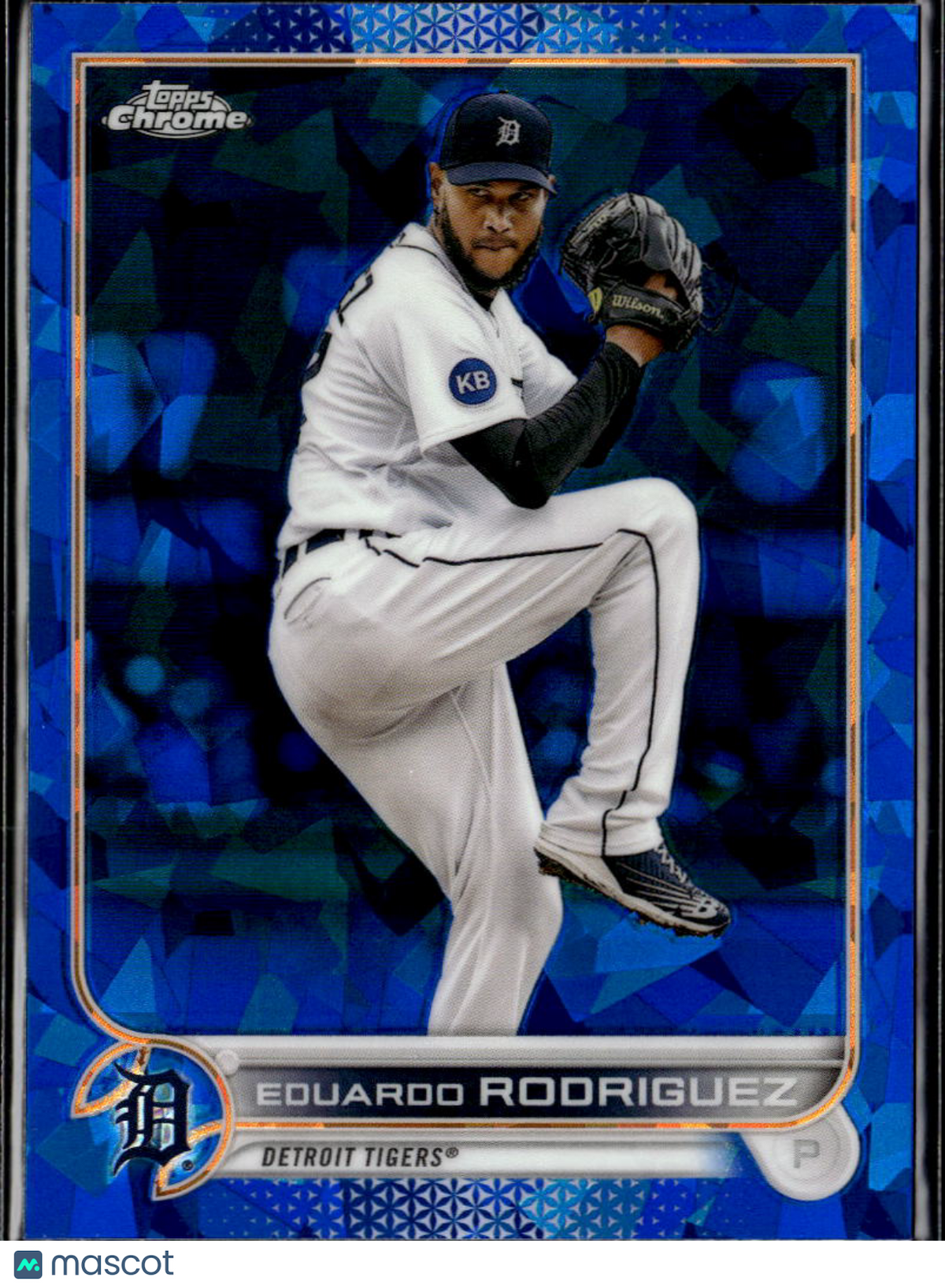 Eduardo Rodriguez 2022 Topps Chrome Update Sapphire Edition Detroit Tigers