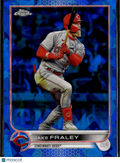 Jake Fraley 2022 Topps Chrome Update Sapphire Edition Cincinnati Reds