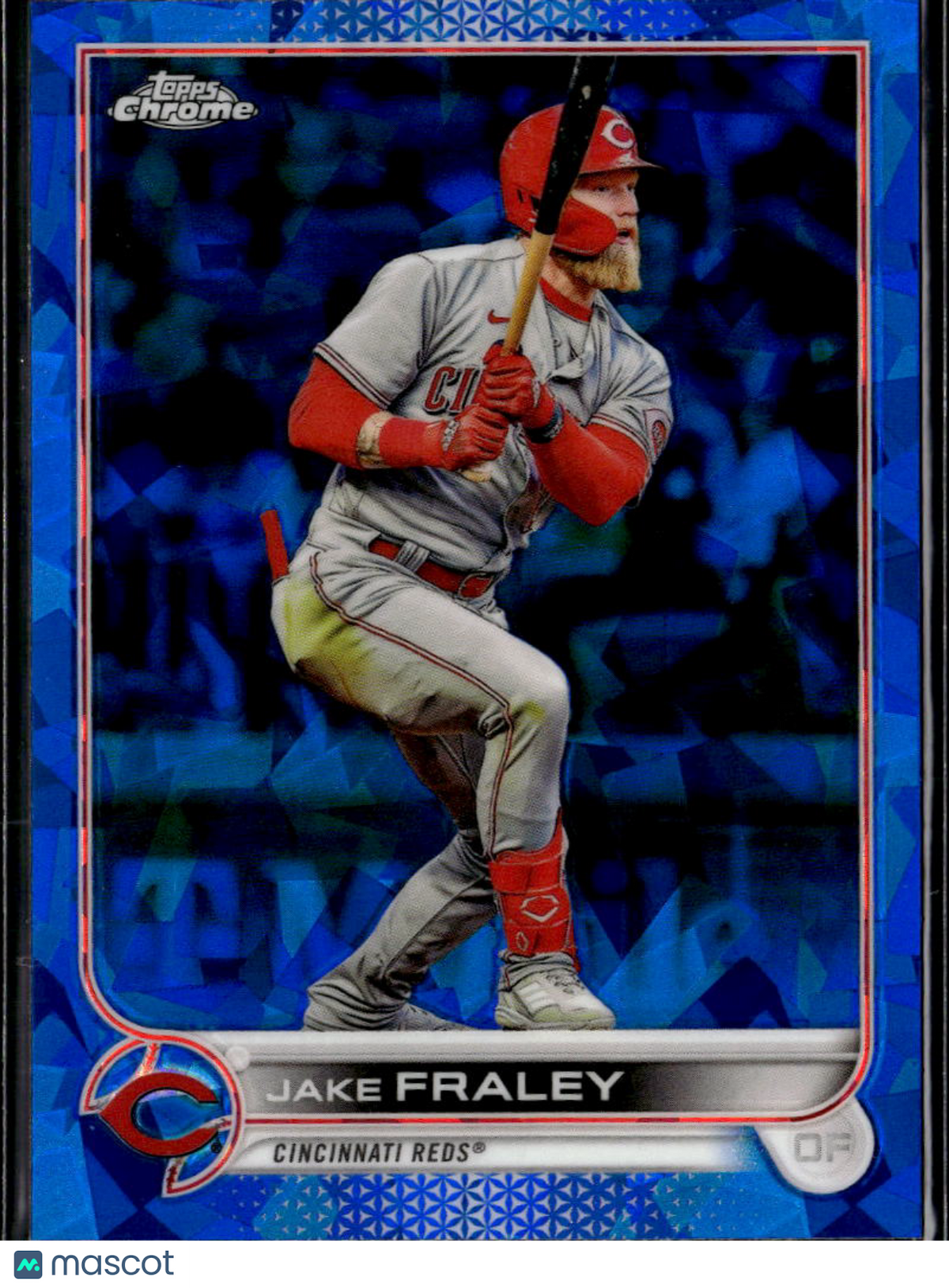 Jake Fraley 2022 Topps Chrome Update Sapphire Edition Cincinnati Reds