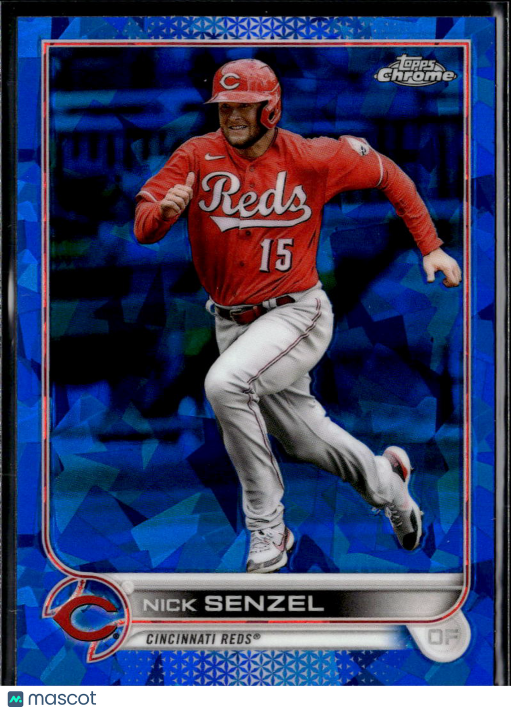 Nick Senzel 2022 Topps Chrome Update Sapphire Edition Cincinnati Reds