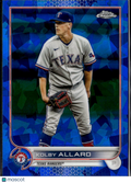 Kolby Allard 2022 Topps Chrome Sapphire Edition Update Series Texas Rangers