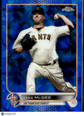 Jake McGee 2022 Topps Chrome Sapphire Edition Update Series San Francisco Giants