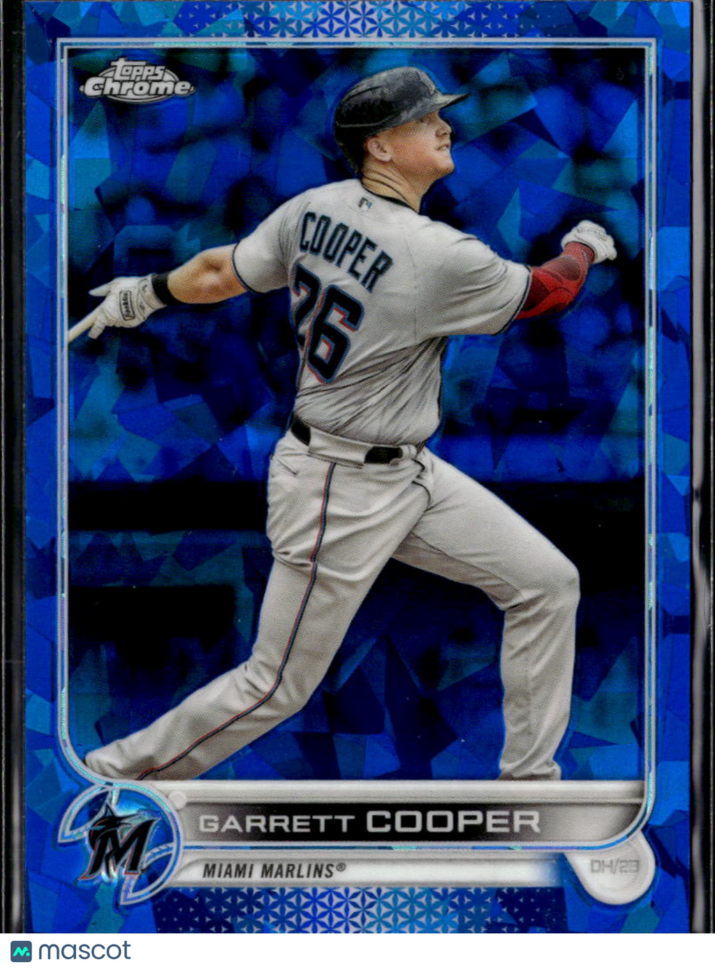 Garrett Cooper 2022 Topps Chrome Sapphire Update Series Miami Marlins