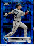 Garrett Cooper 2022 Topps Chrome Sapphire Update Series Miami Marlins