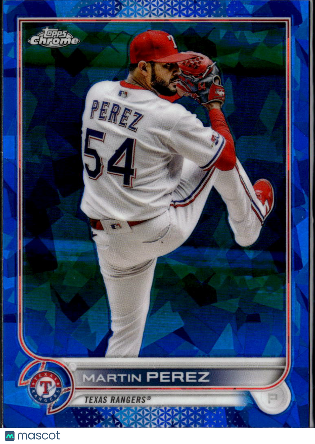 Martin Perez 2012 Topps Chrome Update Sapphire Edition Texas Rangers