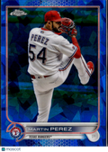 Martin Perez 2012 Topps Chrome Update Sapphire Edition Texas Rangers