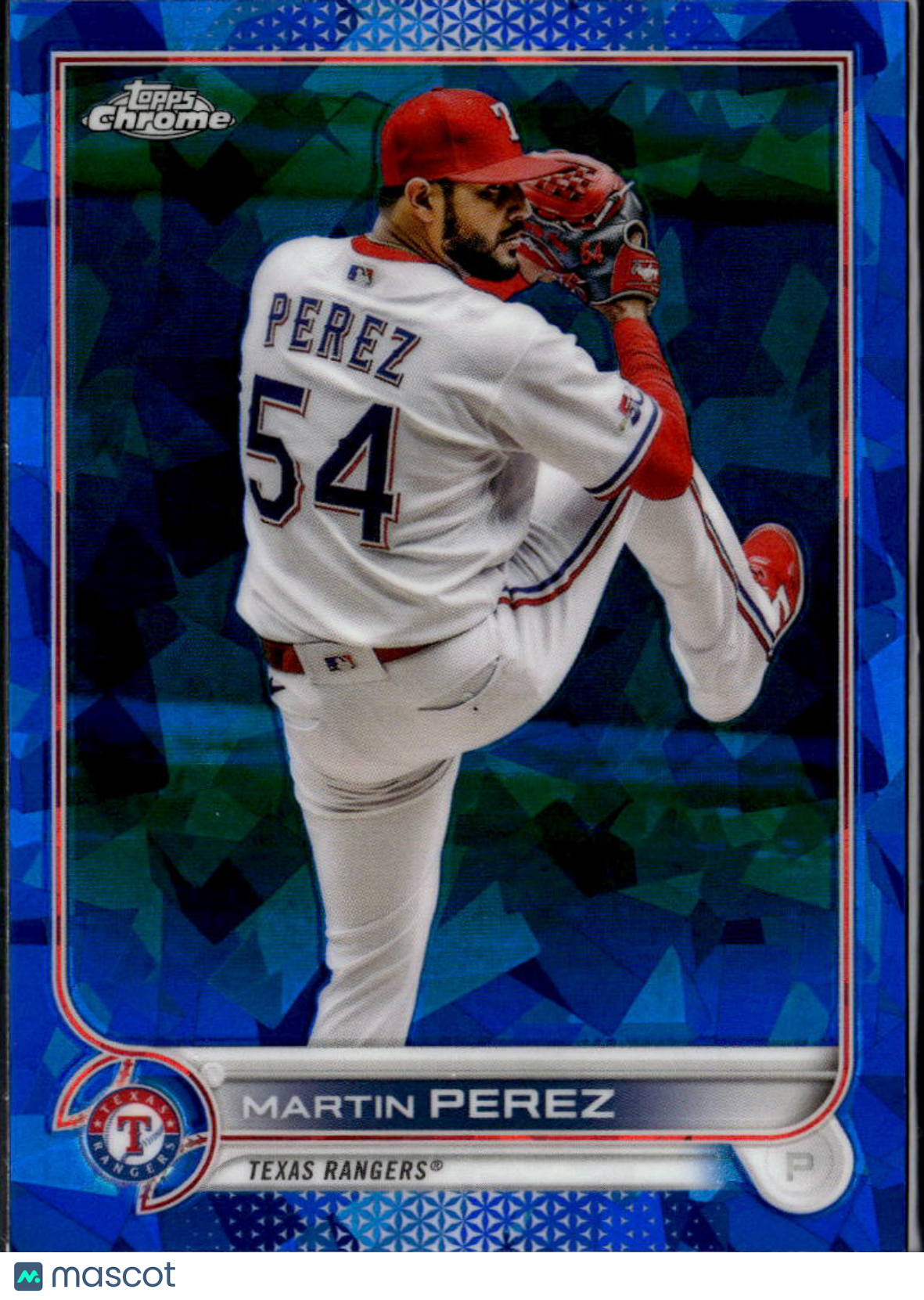 Martin Perez 2012 Topps Chrome Update Sapphire Edition Texas Rangers