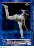 Tony Gonsolin 2022 Topps Chrome Sapphire Edition Los Angeles Dodgers