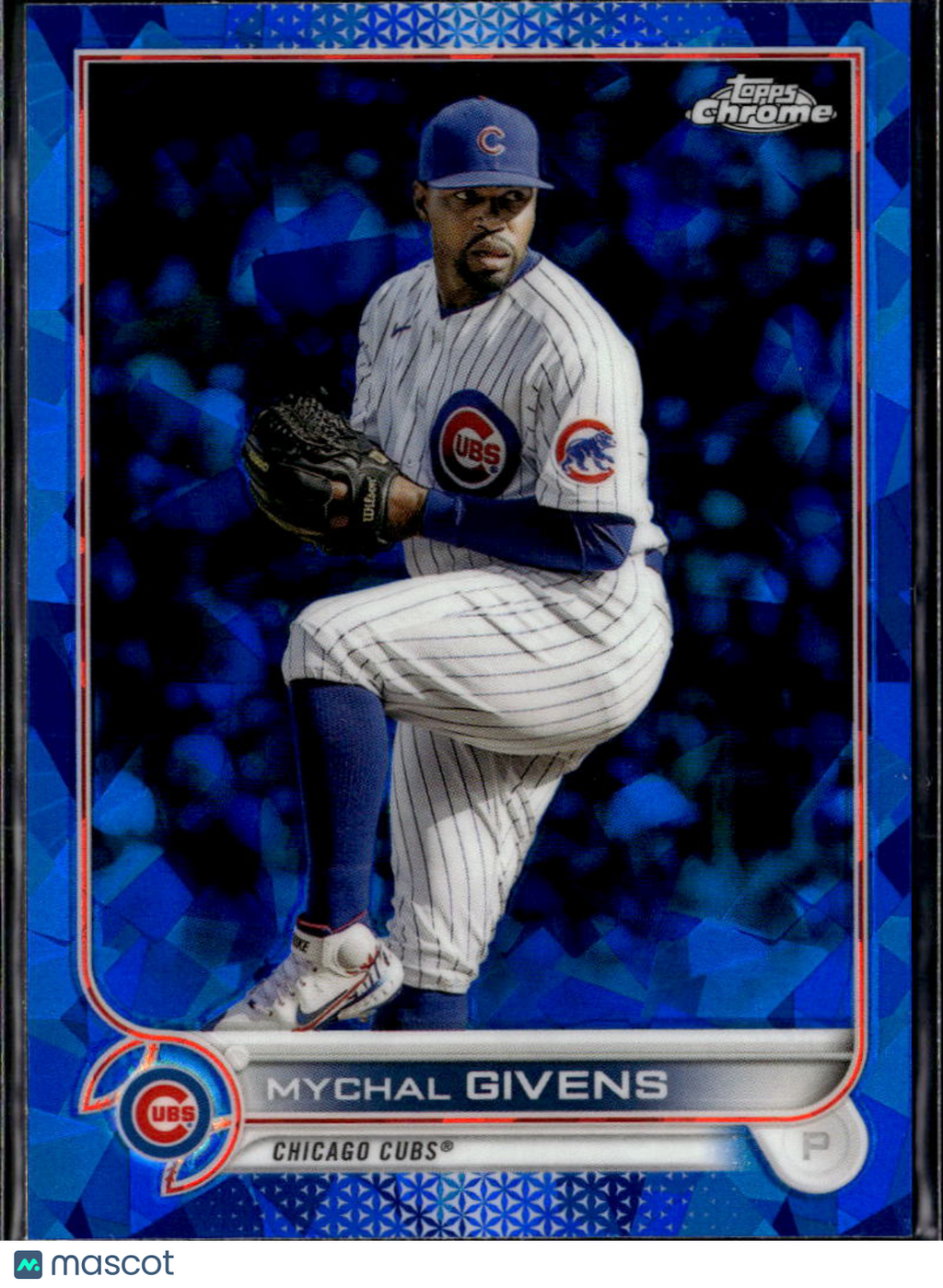 Mychal Givens 2022 Topps Chrome Update Sapphire Edition Chicago Cubs