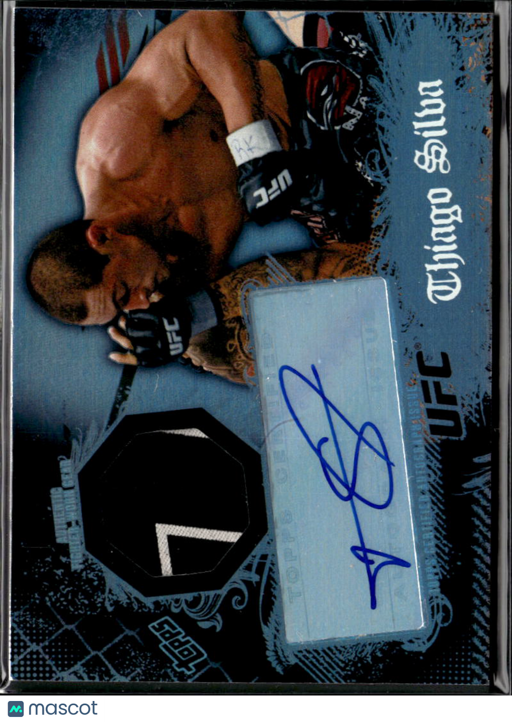 Thiago Silva 2010 Topps UFC Main Event Auto Autograph Patch