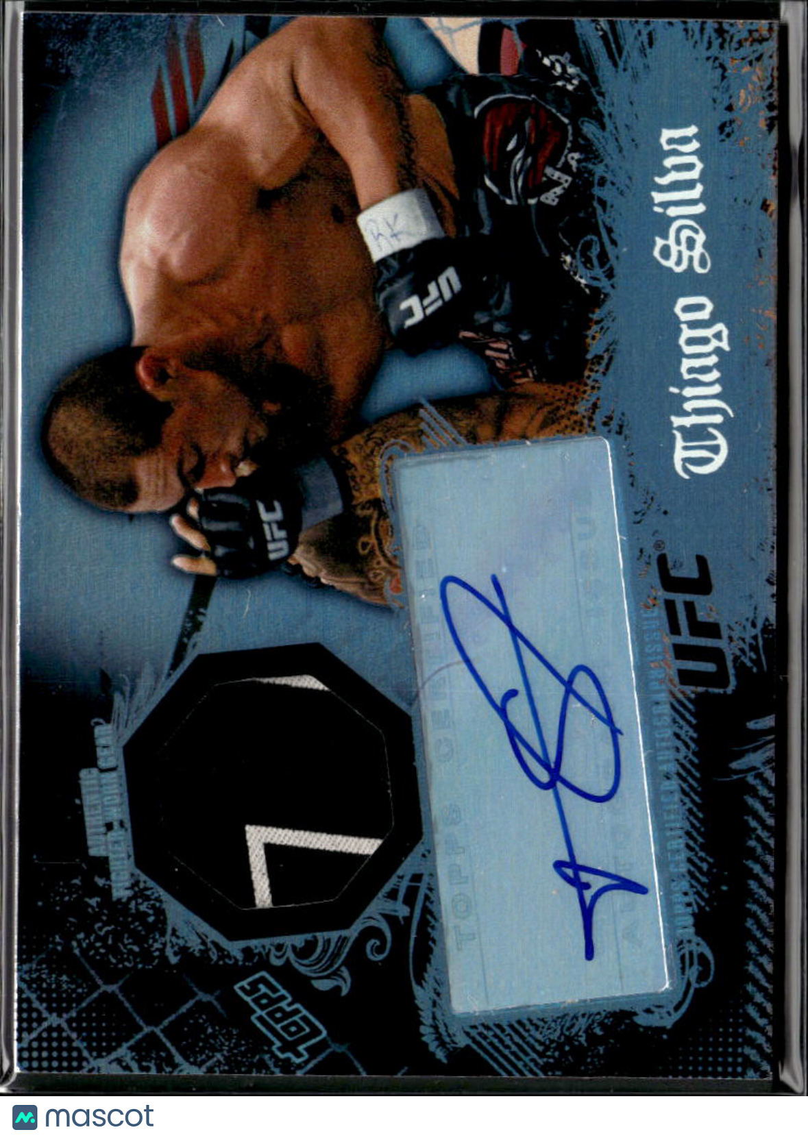 Thiago Silva 2010 Topps UFC Main Event Auto Autograph Patch