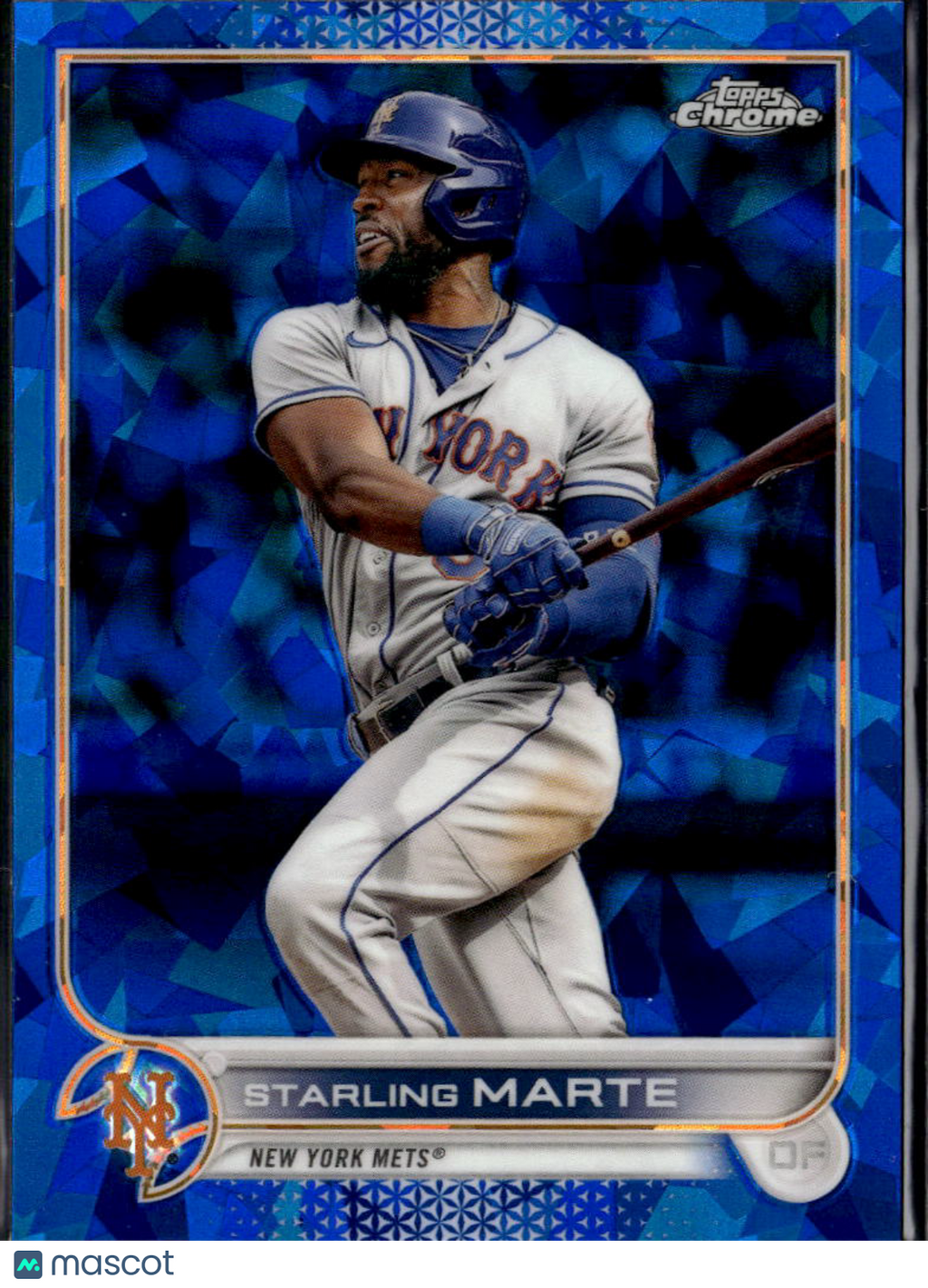 Starling Marte 2022 Topps Chrome Update Sapphire Edition New York Mets