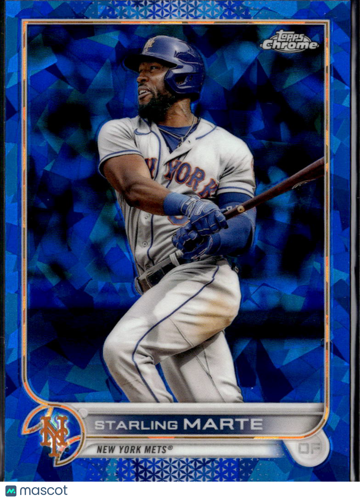 Starling Marte 2022 Topps Chrome Update Sapphire Edition New York Mets