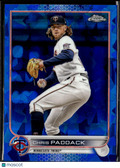 Chris Paddack 2019 Topps Chrome Update Sapphire Edition Minnesota Twins