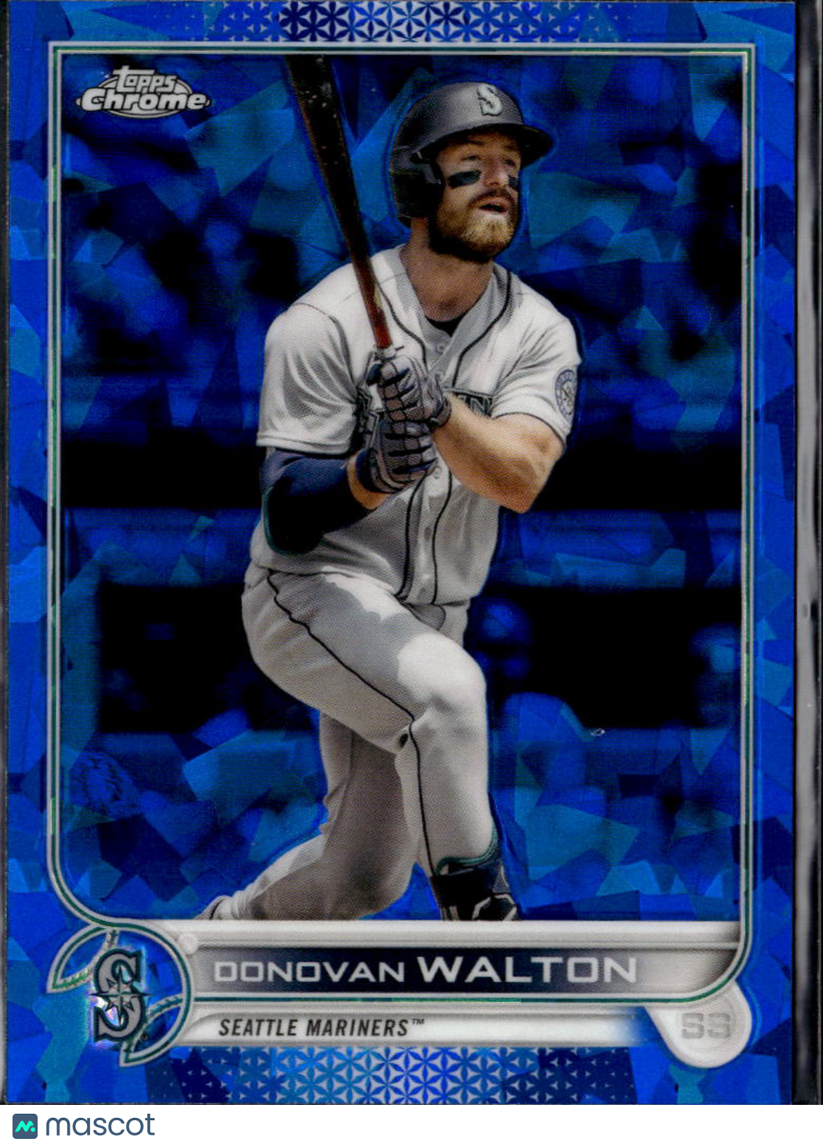 Donovan Walton 2022 Topps Chrome Update Sapphire Edition Seattle Mariners