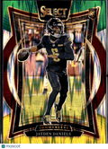 Jayden Daniels 2024 Select Green Yellow Rookie RC Washington Commanders